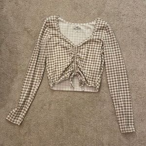 Very cute cropped shirt from Hollister